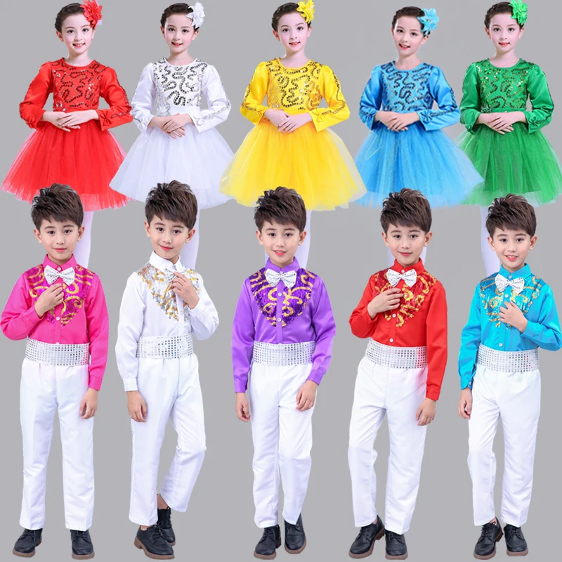 Детские джазовые танцевальные костюмы для латиноамериканских танцев мальчиков