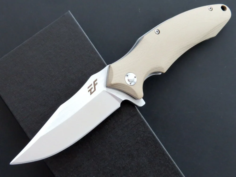 New folding knife D2 steel + G10 handle sleeve ball bearing outdoor with high hardness EDC cutter gift pocket | Инструменты