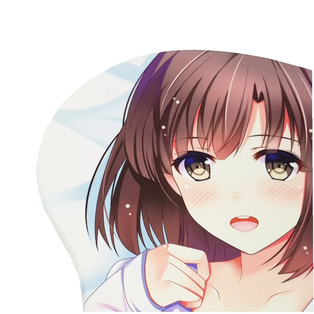 Коврик для мыши Saenai Heroine no Sodatekata 3d подставка под запястье с рисунком Katou Megumi Anime