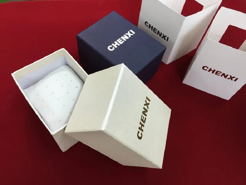 1 шт. CHENXI брендовая практичная коробка для часов и подарочные коробки с