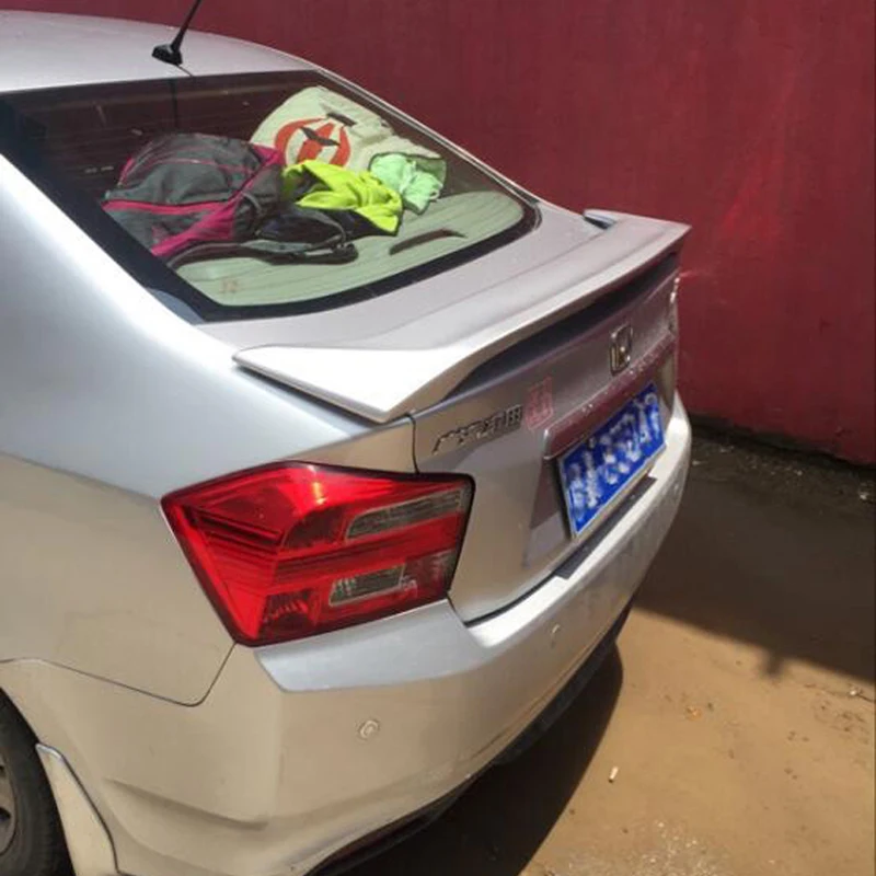 Спойлер для Honda City 2009 2010 2011 2012 2013 2014 автомобильная фотосессия неокрашенный