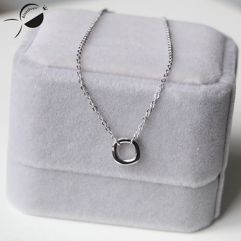 

Women's Chain Bracelets Sterling Silver 925 Jewelry New 2017 Fashion Elegant Small Silver Round Pendent Bangles&Bracelets Female