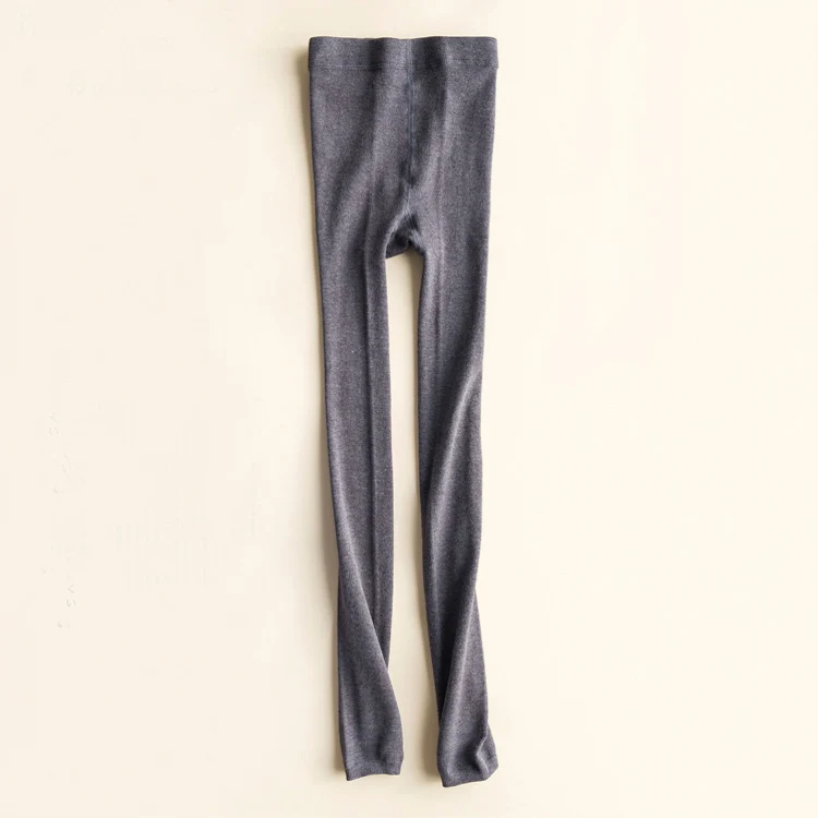 Женские леггинсы, 50% шелк, 30% хлопок, 20% спандекс, одноцветные тонкие леггинсы, полная длина, облегающие брюки, новинка, черные, серые