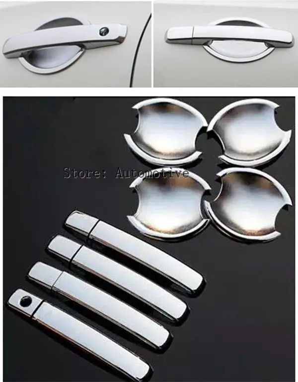 

Chrome Door Handle Cover + Cup Bowl For Nissan Qashqai 2007 2008 2009 2010 2011