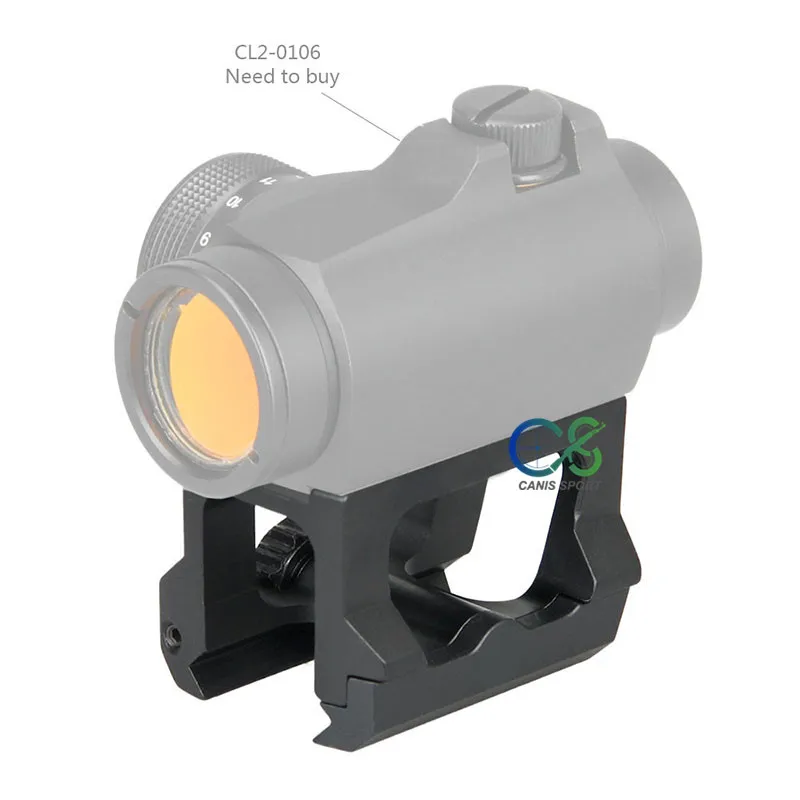 PPT Hot Tactical Scope Mount Riser Mount для T2 Red Dot Sight подходит для любого Пикатинни gs24-0149