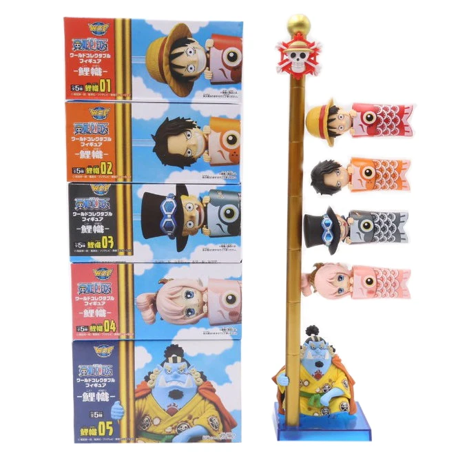 WCF 5 шт./лот аниме цельные флаги карпа Perona Kuzan luffy экшн фигурки коллекция игрушек