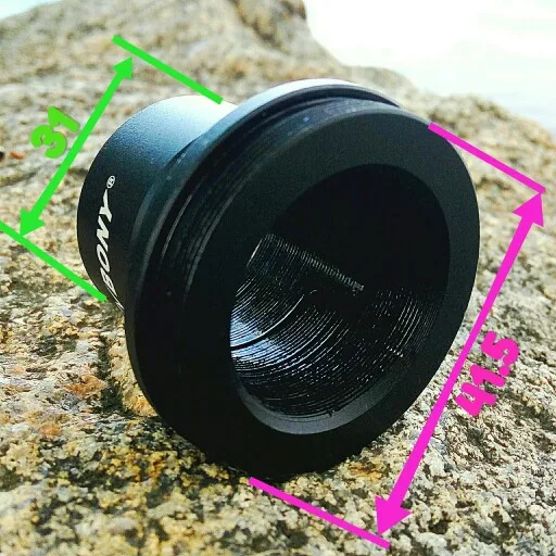 

SVBONY 1.25'' Bracket T Mount SLR Camara Astronomical Telescope Monocular Binoculars Adapter Metal T Mount Wholesale F9103