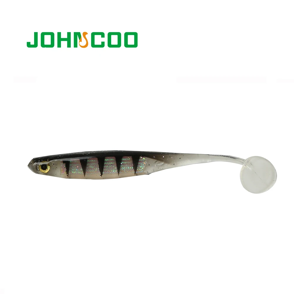 JOHNCOO 6 шт Мягкие силиконовые приманки 2018 новые рыболовные воблеры 11 см 4 7 г речная