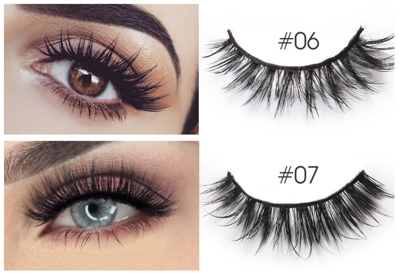 Clotobeauty натуральные накладные ресницы 3D норковые ресницы ручная работа длинные толстые объемные ресницы для наращивания макияжа Eyelashes-3D