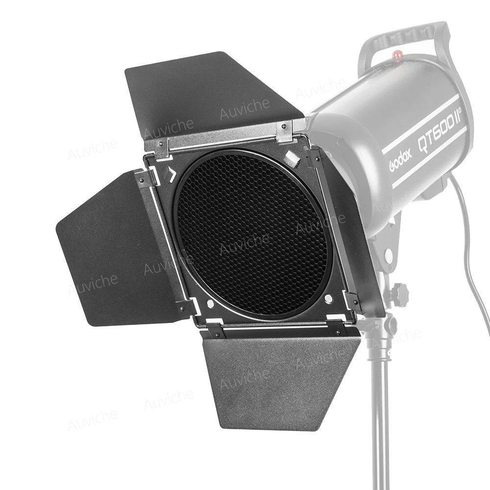Godox bd 04 flash Barn Door Honeycomb сетки с 4 цвета гель фильтр для студии флэш Стандартный