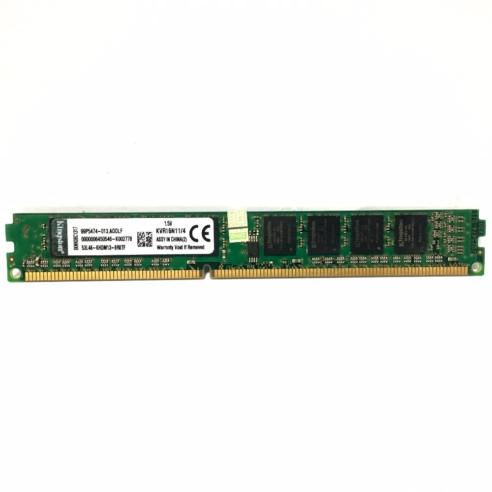 Оригинальная оперативная память Kingston 2 ГБ 4 8 1R/2Rx8 PC3 PC3L 10600U 12800U 2G 4G 8G DDR3 1333 1600 МГц 10600