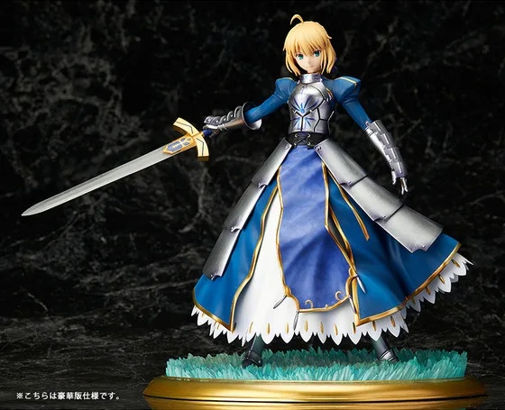 22 см Fate stay night saber Корона оружие фигурка ПВХ игрушки коллекция аниме мультфильм модель игрушки коллекционная