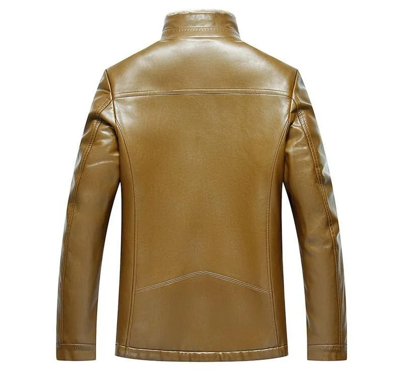 Кожаная куртка пальто новинка 2019 модные Утепленные зимние кожаные куртки