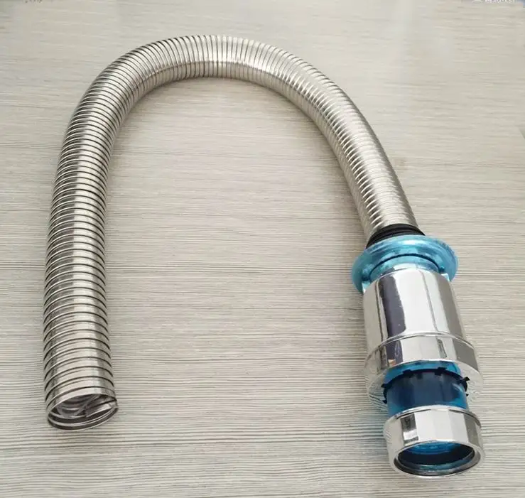 Труба-удлинитель для смесителя из нержавеющей стали 73 см | Обустройство дома