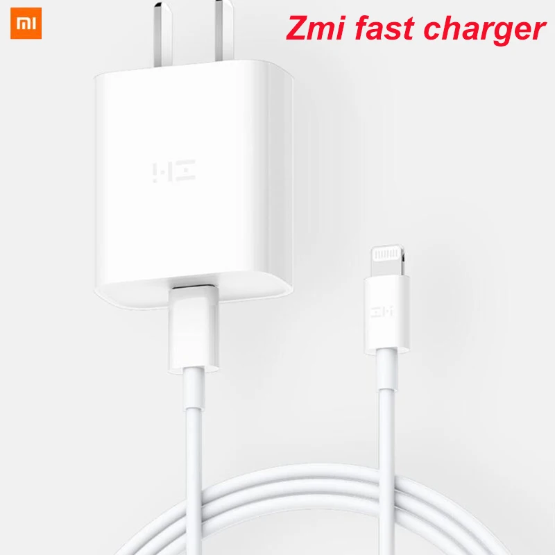 xiaomi ZMI PD 3,0 18 Вт адаптер для быстрой зарядки 100 см USB type-c для освещения кабель для передачи данных для xiaomi 9/8 huawei mate 20 Iphone
