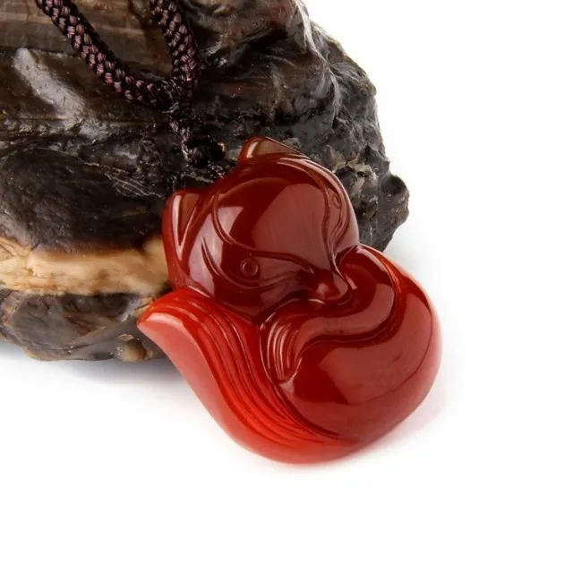 Прямая доставка желтая лиса ювелирные изделия виды льда халцедона влюбленные