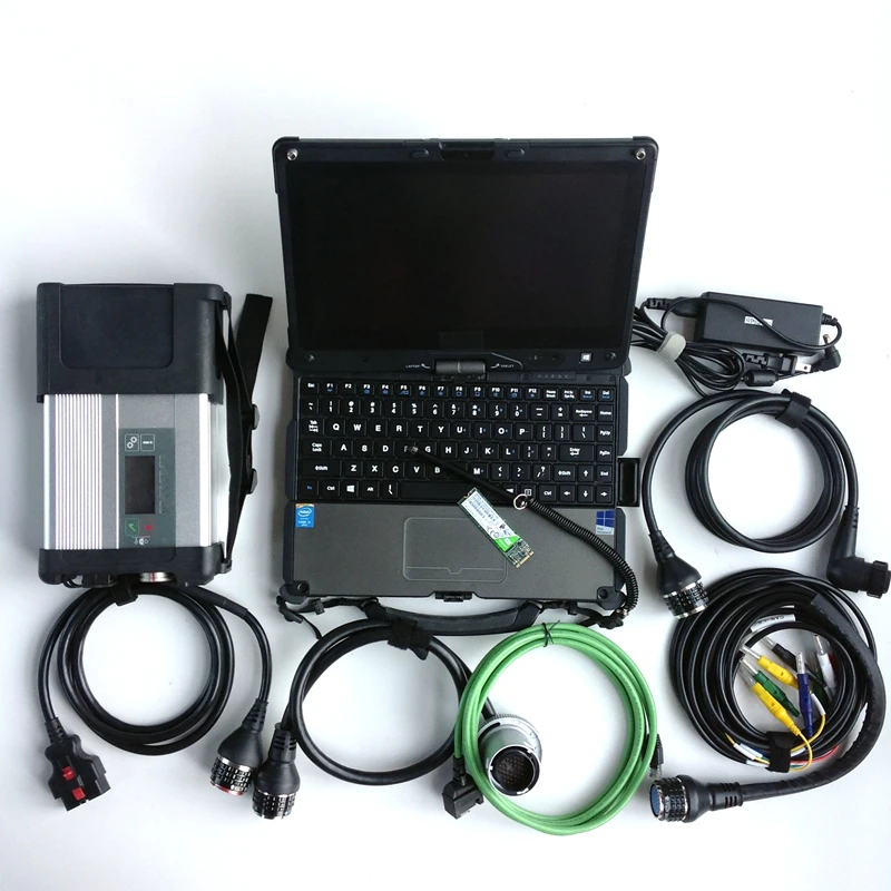 Диагностический инструмент MB Star C5 SD Подключение плюс ноутбук Getac ssd veдиамо/DTS