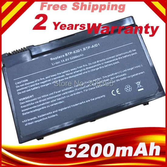 Аккумулятор для ноутбука MS2140 MS2161 MS2171 MS2177 Замена acer Aspire 3020 3610 серии TravelMate 2410|laptop