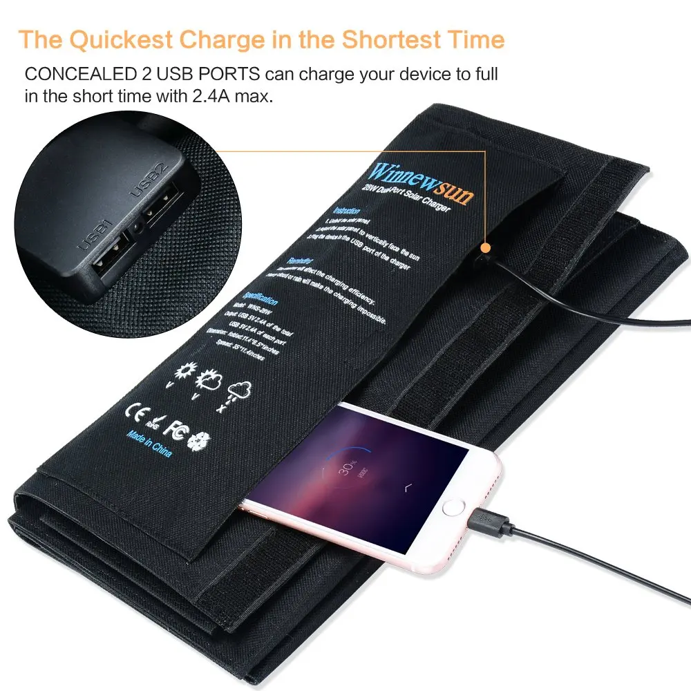 Складное солнечное зарядное устройство для мобильного телефона 4335013721 в