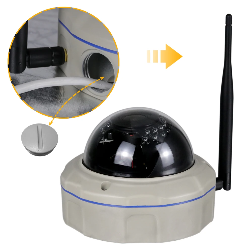 HJT беспроводная Wifi ip камера Full HD 1080P 2.0MP Sony антивандальный закрытый 2 8 12 мм