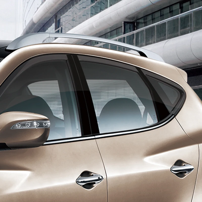 Стайлинг автомобиля для Hyundai IX35 2010 2017 наклейки на окна центральный столб отделка