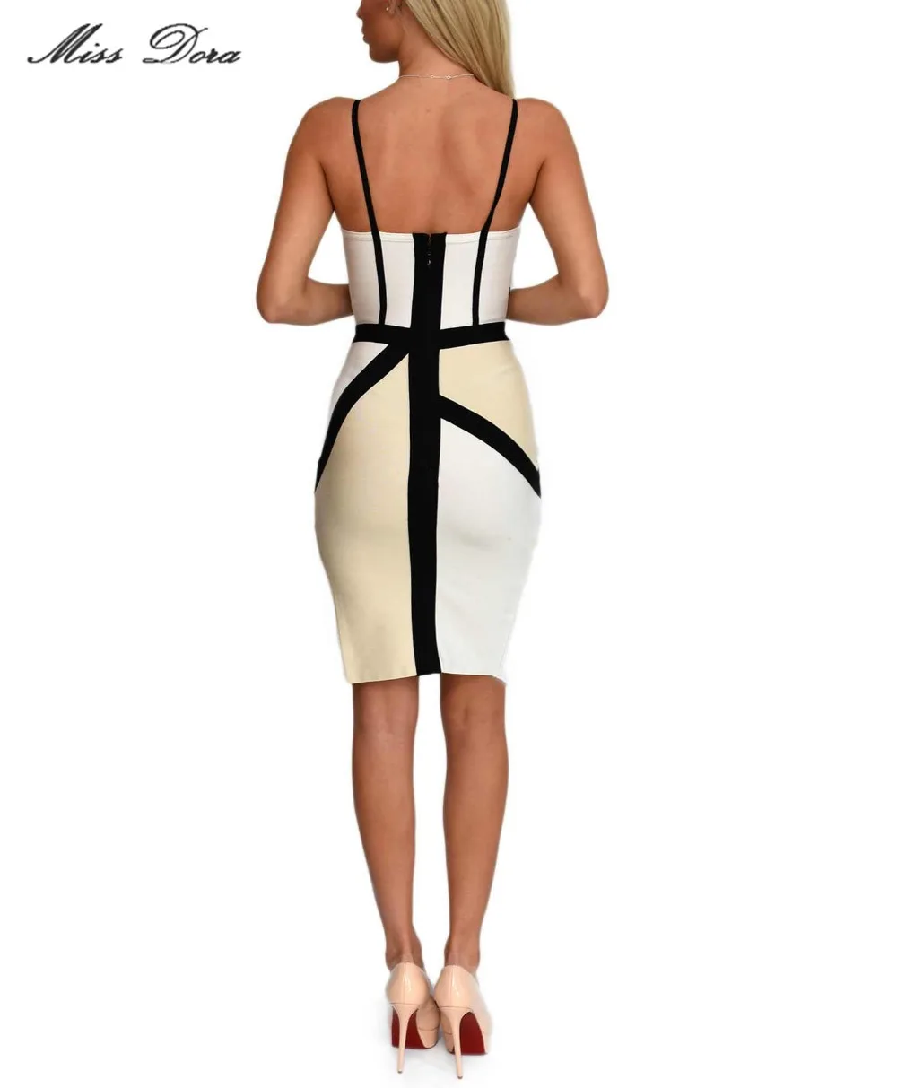 2016 лето телесный Белый Черный Сплит Лоскутная открытая спина Вечеринка Пром