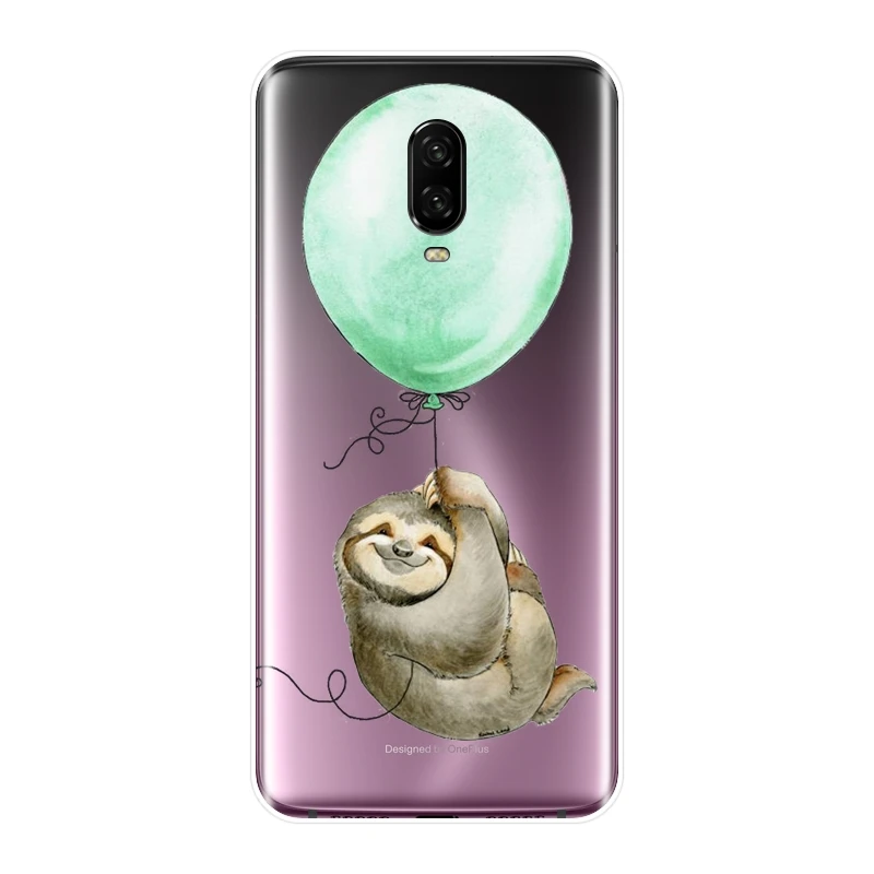 Для One Plus 3 3T 5T 6T чехол силиконовый мягкий Кот медведь лиса панда Лев Слон задняя