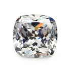 Размер 5x5  12x12 мм AAAAA огранка в виде подушки, искусственный кубический цирконий, белый CZ камень для ювелирных изделий