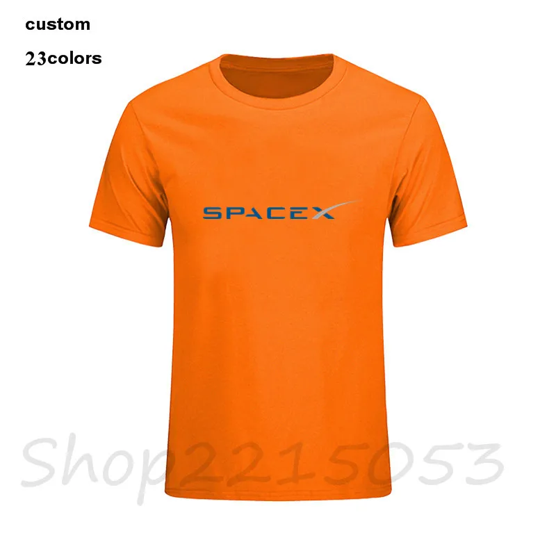 SpaceX 2019 космический X логотип футболки для мужчин Черная пантера одежда уличная
