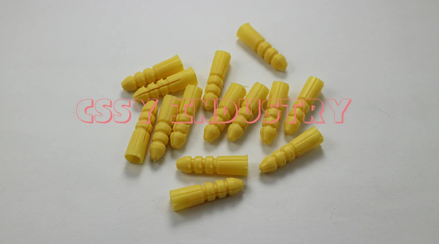 

2017 freeshipping expand nail 8x30mm plastic plug anchor PE material