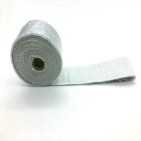 2inch 15m cable stainless aluminum foil fiberglass exhaust wrap for motor muffler pipe header heat resistant 10 pcs cable ties
