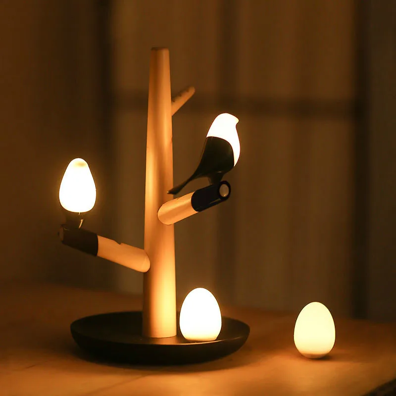 

Bird creative night light bedroom bedside table room warm and energy-saving cute modern minimalist personality WF5141611