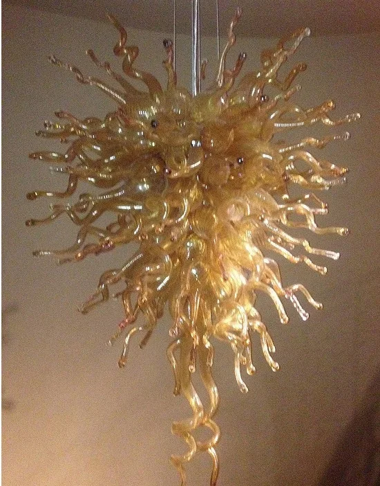 

Fashion Gold Deco Light Hand Blown Glass Chandelier