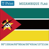3045cm car flag 90150cm6090cm1521cm mozambique national flag