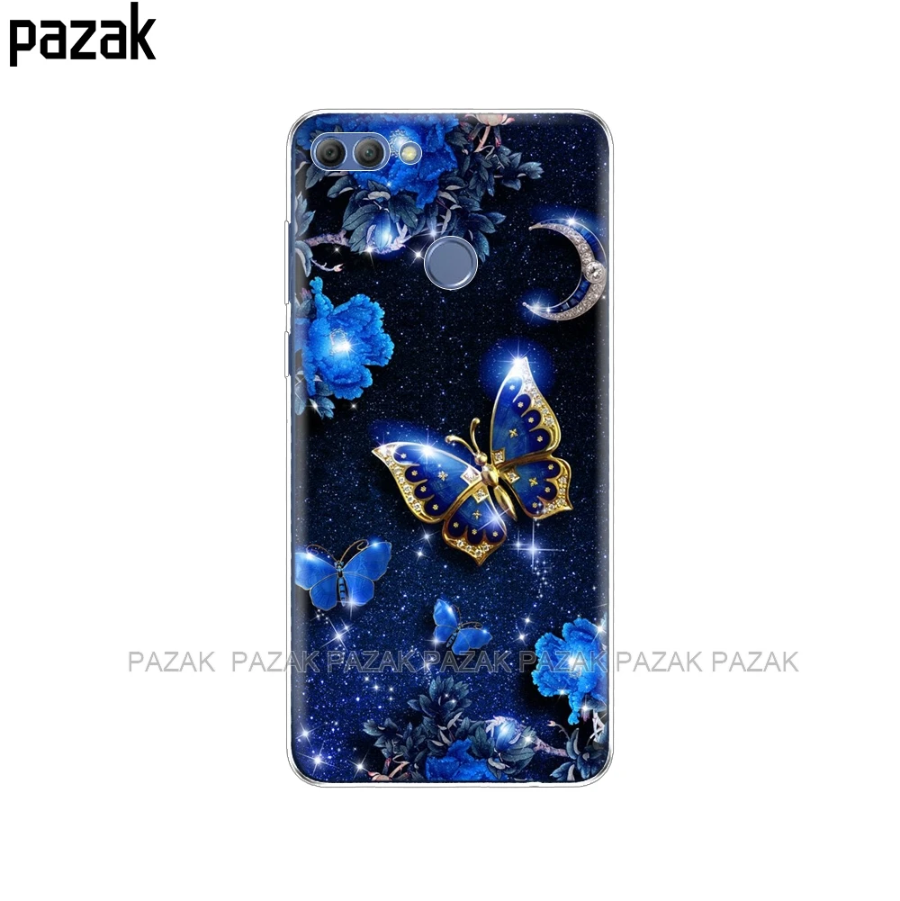 52274 Чехол для huawei P Smart чехол Enjoy 7S Мягкий ТПУ силиконовый чехол-накладка для huawei P Smart Coqa чехол с принтом - Цвет: 52274
