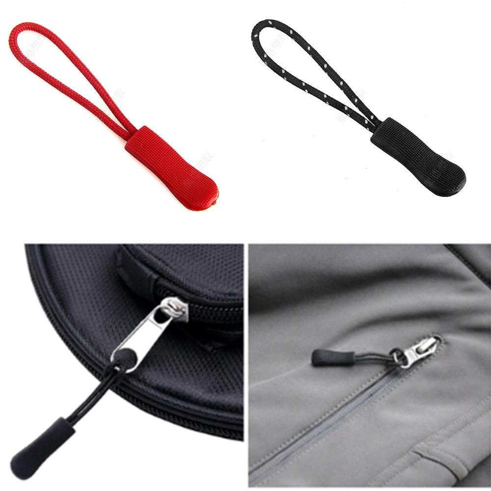 20pcs Zipper Pull Puller End Fit Rope Tag Fixer Broken Buckle Travel Bag Suitcase Tent Backpack Zip Cord Tab Replacement Clip | Дом и сад