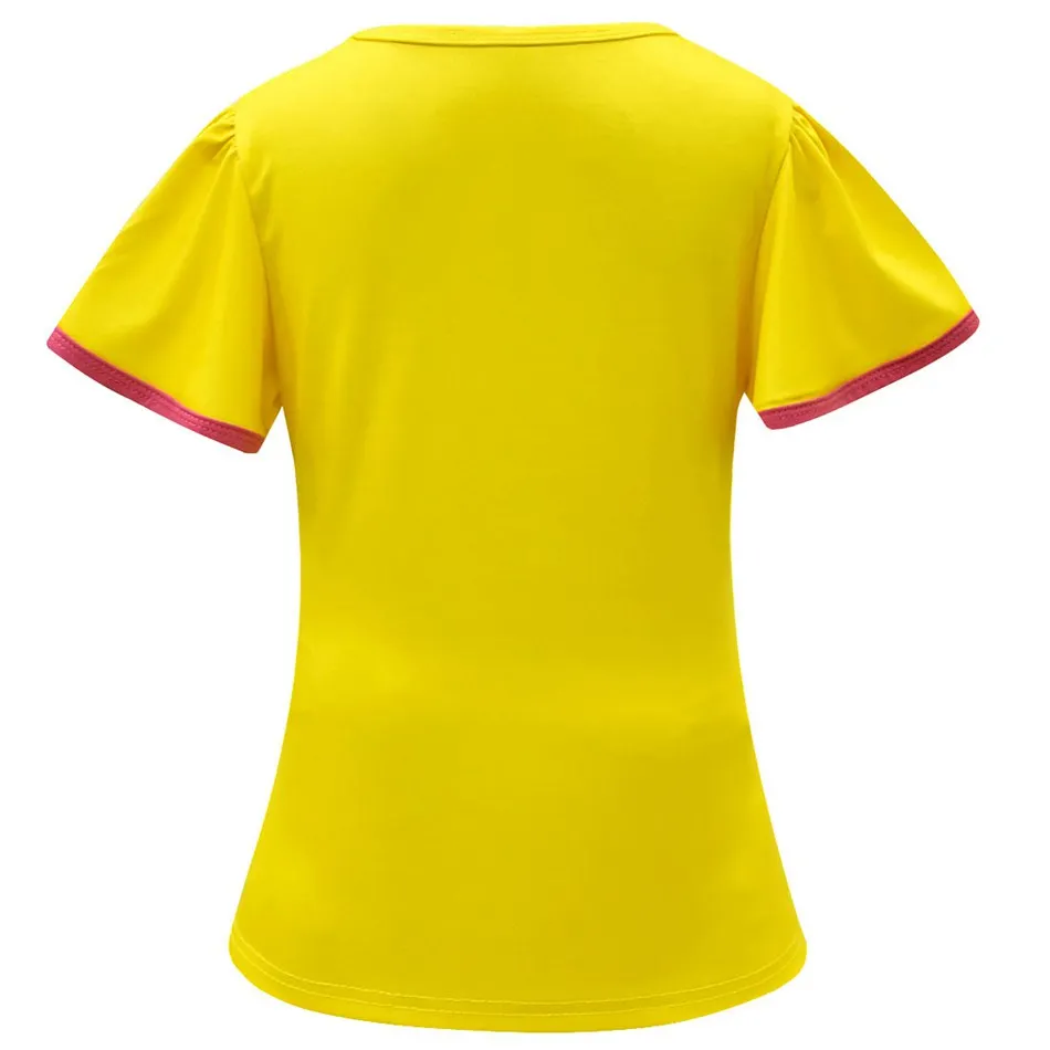 Комплект из футболки и брюк для девочек комплект 2 предметов модная детская