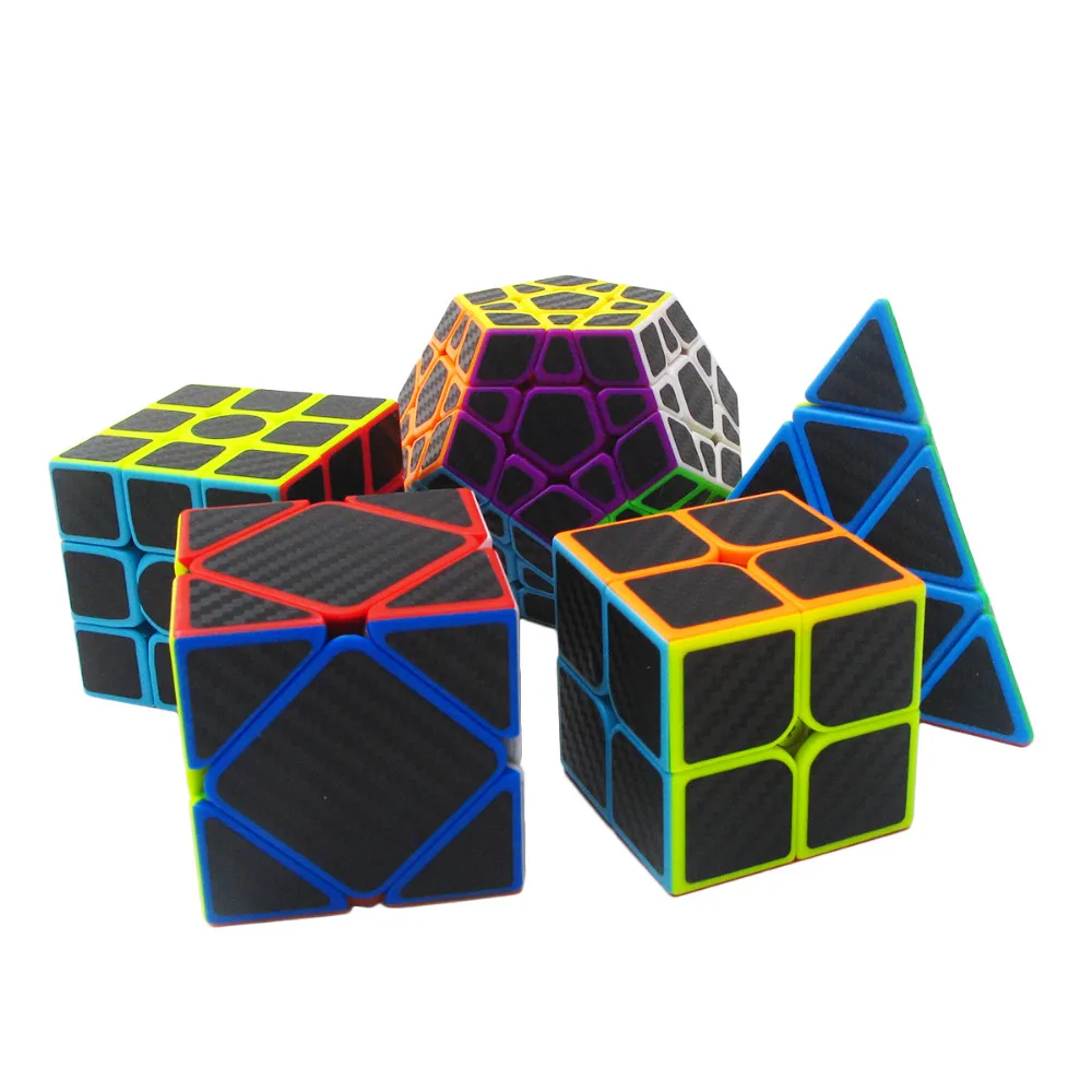 Zcube 5 шт./кор. магический куб из углеродного волокна & Dodecahedron Axis Cube 2x2x2 3x3x3 слоя