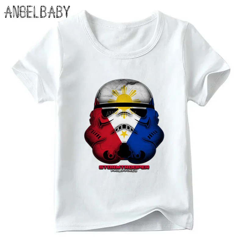 Футболка для мальчиков и девочек с принтом «Звездные войны», «Дарт Вейдер», детские летние топы, забавная футболка «Дарт Кинг», ooo5514