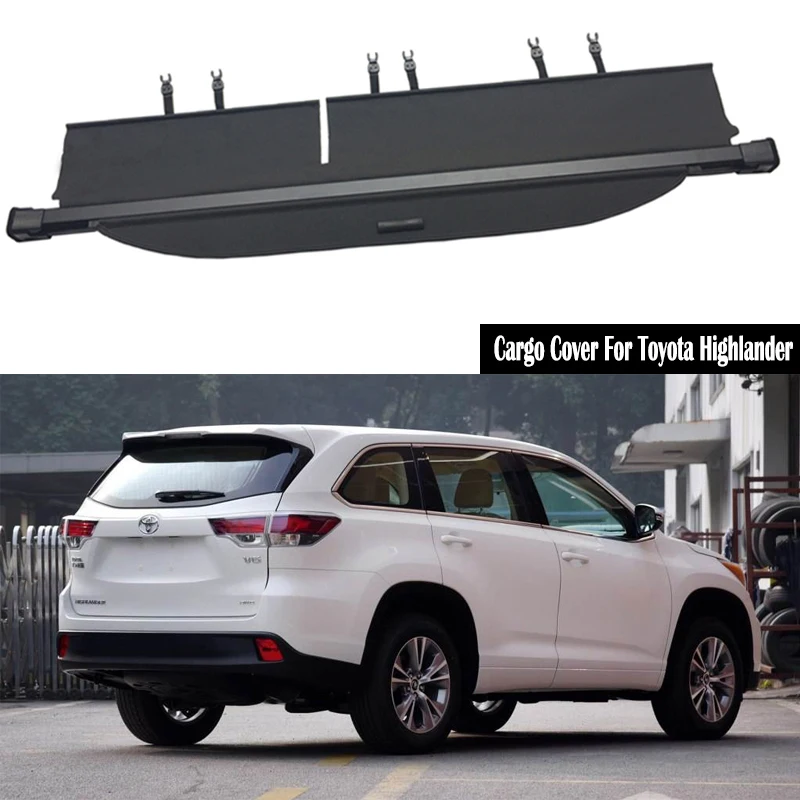 Задняя крышка грузового автомобиля для Toyota Highlander 2015 2016 2017 2018 2019 Защитная экрана