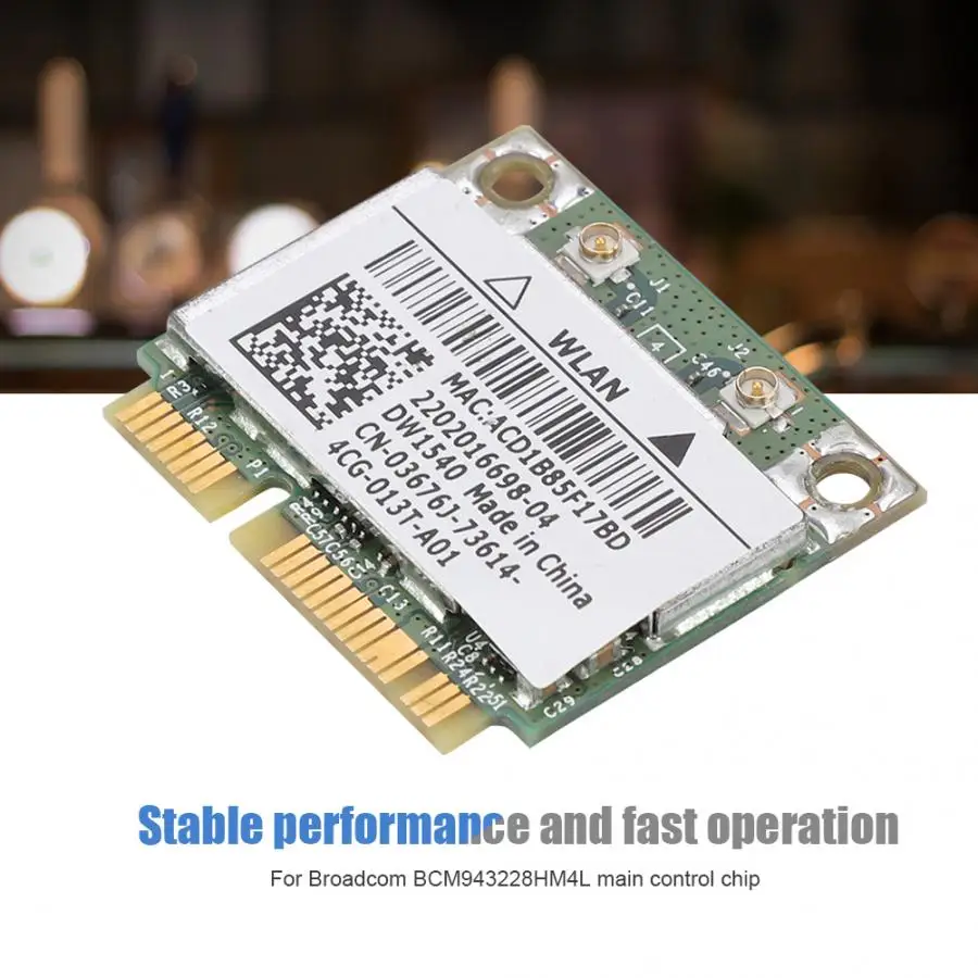 Wifi сетевая карта для Broadcom bcm94 3228hm4l DW1540 Двухдиапазонная мини PCI e 2 4/5 ГГц 802 11 a/b/g/n