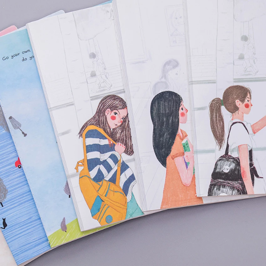 1 шт./лот, маленькие канцелярские принадлежности Kawaii, A5, блокнот, 30 страниц, блокнот, дневник, офисные школьные принадлежности, Caderno, для детей, подарки