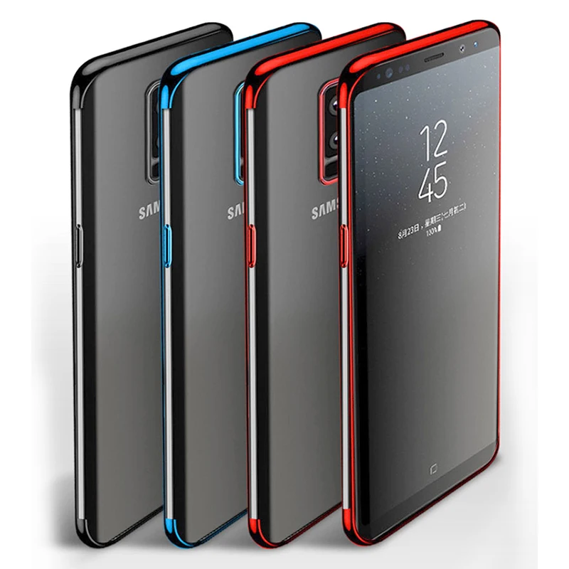 Мягкий чехол из ТПУ для Samsung Galaxy S9 S8 Plus Note 8 S7 S6 Edge A5 A7 A8 A6 J7 Pro 2018 A3 J3 J5 2017 2016|Бамперы| |