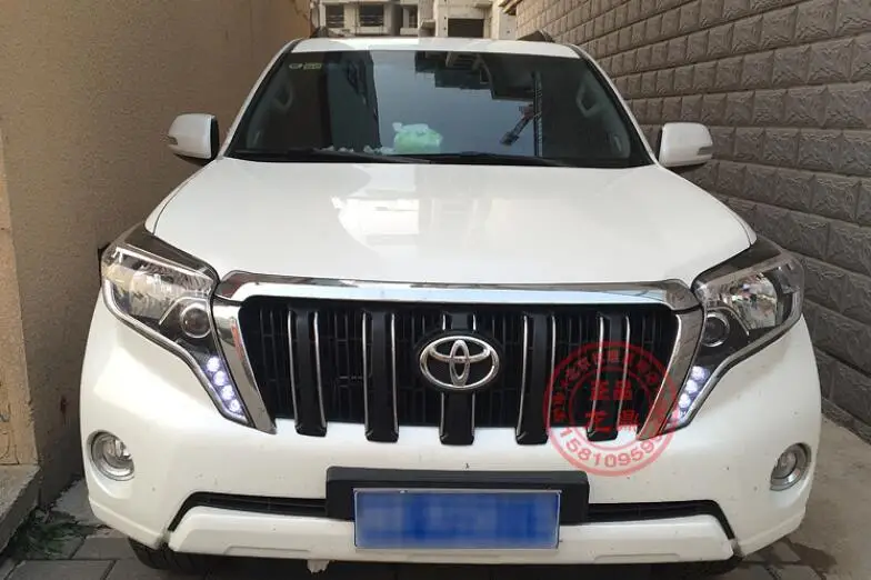 2 шт. Prado FJ150 LC150 2700 4000 головной светильник передний светильник s для FJ150 Головной фонарь~ лет, cruiser головной светильник автомобильные аксессуары