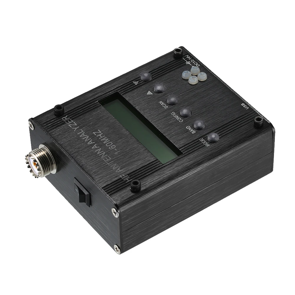 MR300 цифровая Коротковолновая антенна анализатор 1-60 МГц RF SWR сопротивление