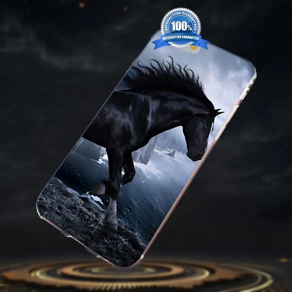 Для Сяо mi красный mi 5 4A 3 3 S Pro mi 4 mi 4i mi 4C mi 5 mi 5S mi Max Mix Примечание 2 3 4 плюс мягкая TPU Чехлы работает черный Четверть Лошади