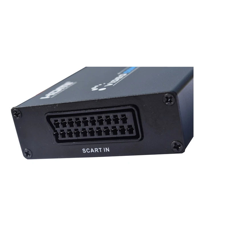 Новый скалер бокс совместимый с SCART и HDMI CVBS YC RGB на HD видео аудио высококлассный
