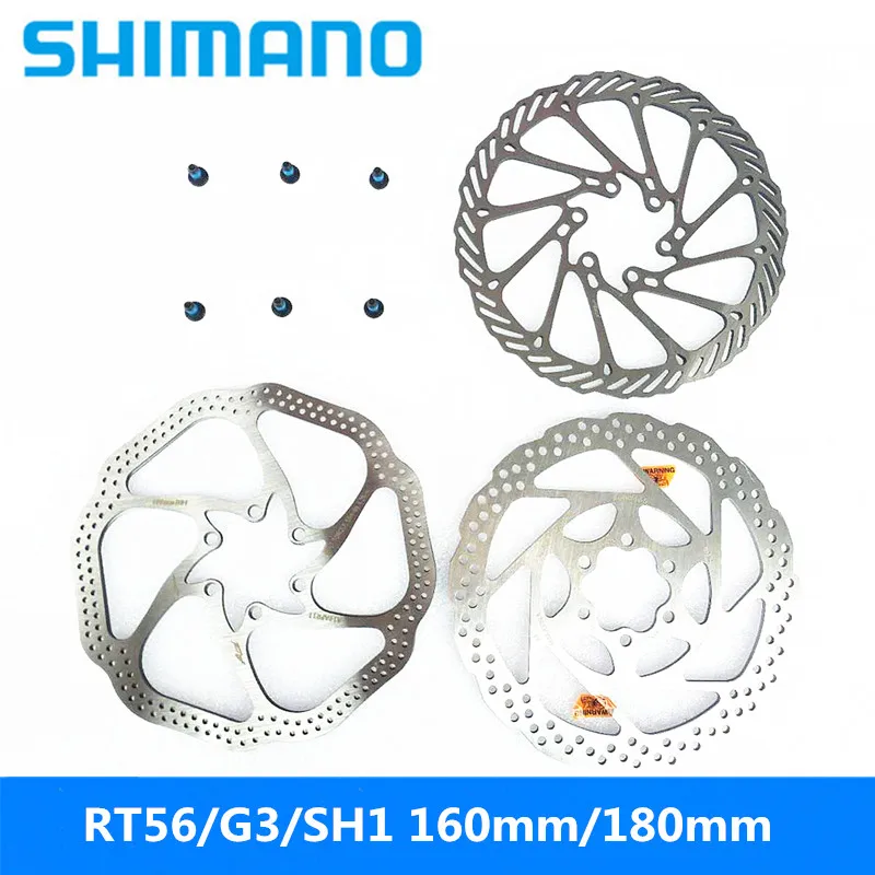 SHIMANO DEORE SM RT56/G3/SH1 тормозной диск 6 болтов горных велосипедов M610 RT56 M6000 160 мм/180 мм