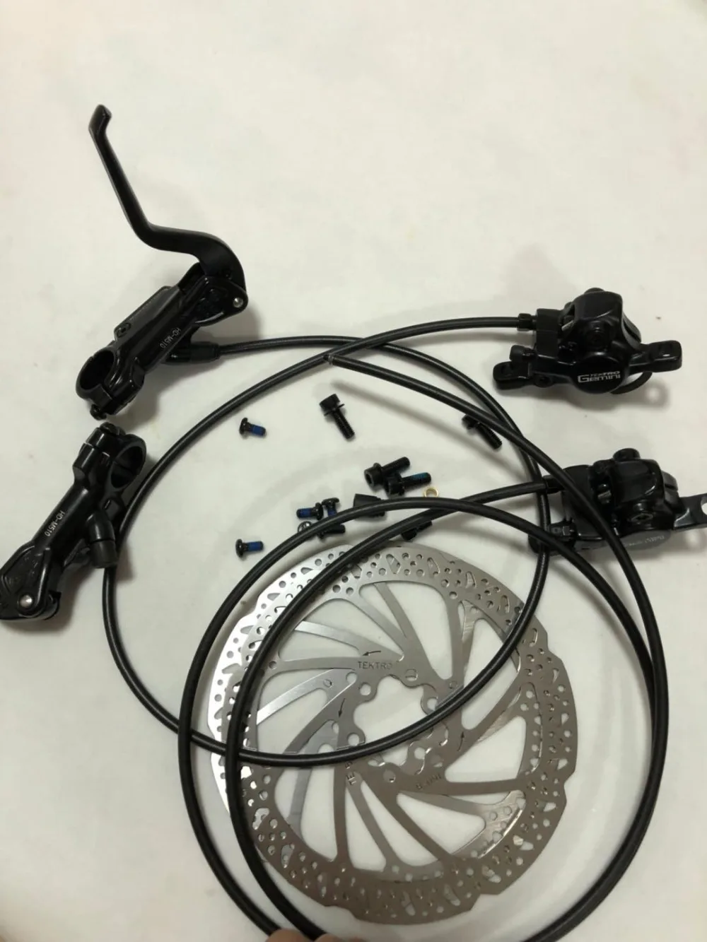 TAIWAN TEKTRO MTB велосипедный Гидравлический тормозной комплект tektro HD-M510 дисковый