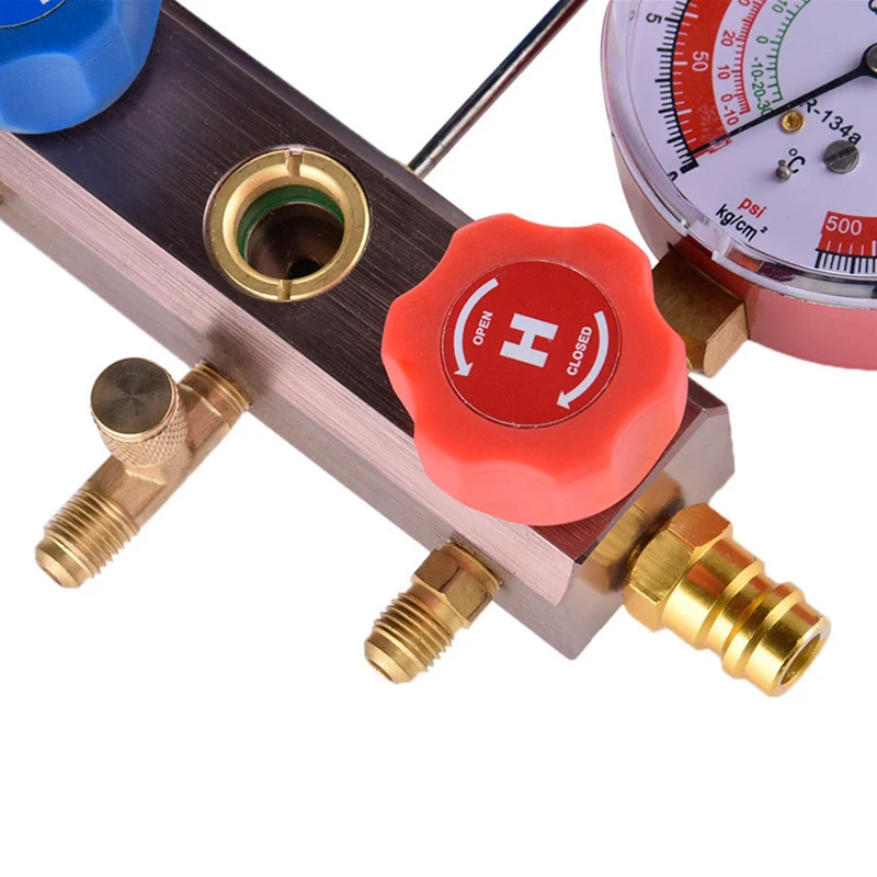 Автомобильный Кондиционер хладагент давление для R12 R22 R134a R404a 410a автомобильный